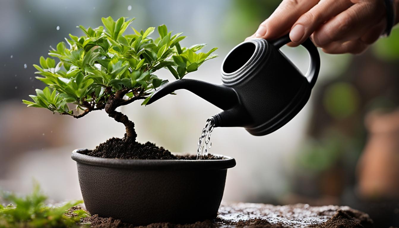 The Art of Watering Bonsai: A Beginner's Guide